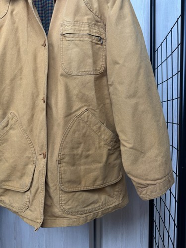 L.L Bean vintage made in USA canvas workwear chore jacket - Picture 3 of 12