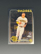 2024 Topps Chrome Update Jackson Merrill Rookie Debut