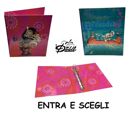 DIDDL DIDDLINA FRIENDS RACCOGLITORE AD ANELLI QUADERNONE ( VUOTO ) - Imagen 1 de 13