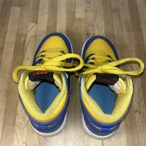 Nike Air Jordan 1 Retro Alto Niño Pequeño Talla 9C Azul Amarillo FD2598-700 - Imagen 3 de 9