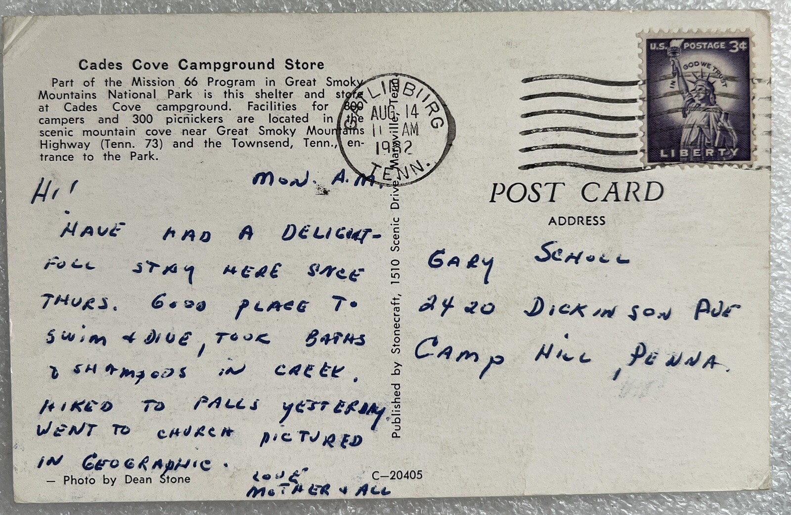 baseball Overwhelm Do housework Townsend TN Cases Cove Campground Store Vintage Postcard Dean Stone Photographer | eBay baseball Overwhelm Do housework Townsend TN Cases Cove Campground Store Vintage Postcard Dean Stone Photographer | eBay