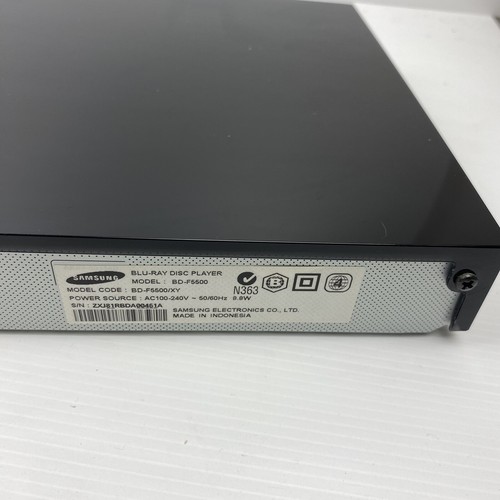Samsung BD-F5500 3D Smart Blu-ray / DVD Player WiFi Inc HDMI Cable No Remote - Picture 6 of 10