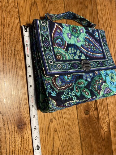 Vera Bradley Blue Rhapsody Julia Bag With Turn Lock - Picture 12 of 14