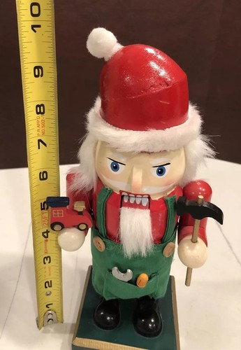 Toy maker Nutcracker wooden Carpenter 10” - Picture 12 of 13
