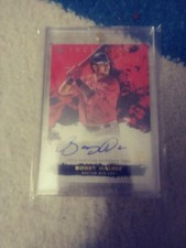 Bobby Dalbec Autographed in 2021 Topps Inception 29/75.