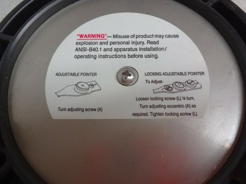 Ashcroft Usg 33011 Solfrunt Air Pressure Gauge 0-1500psi - Picture 3 of 5