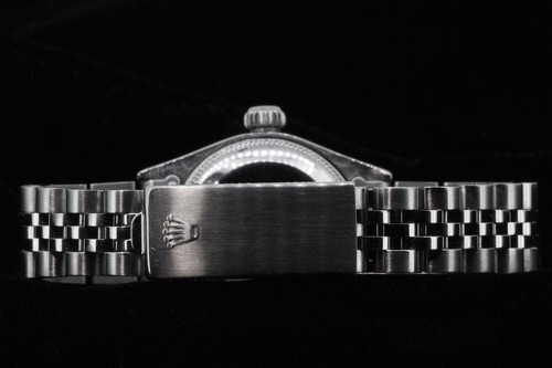 Rolex Ladies Date Datejust Oyster Stainless Diamond Dial Bezel Watch - Picture 7 of 10