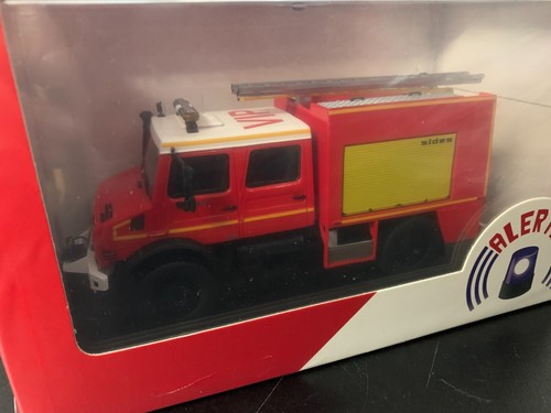 ALERTE 0139 MERCEDES UNIMOG U 5000 SIDES AERONAVALE POMPIERS 1/43 - Foto 3 di 3