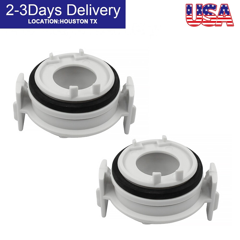 US Location 2Pcs H7 LED Headlight Bulb Holder Socket Adapter Fit For