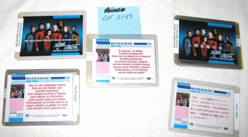 17 carte collezionabili Star Trek Next Generation Impel 1992 01A 01B 01C 01D 01E - Foto 2 di 3