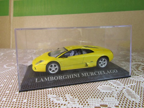 789Y IXO Altaya 8 Lamborghini Murcielago 2001 Jaune Voitures de Rêve 1:43 Boite - Imagen 3 de 10