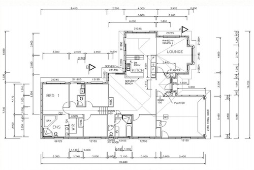 MODERN, INSULATED, FIREPROOF STEEL SLOPING KIT HOME - SPARK HOMES DESIGN 213 - Picture 7 of 7