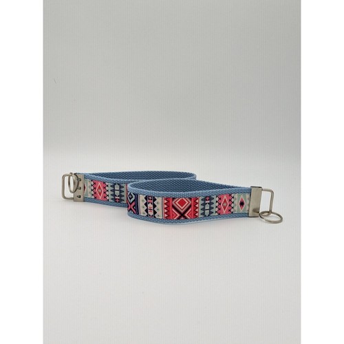 Aztec Keychain Wristlet Fabric Key FOB Gift Diamond Tribal XO Western Cowboy - Picture 9 of 9
