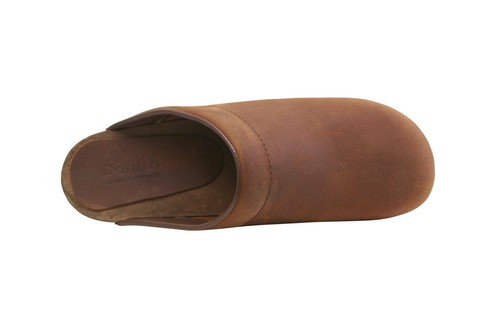 Zuecos de mujer Sanita Wood Chrissy | Zapatillas | Zapatos de jardín | Cuero aceitado - NE - Imagen 9 de 14