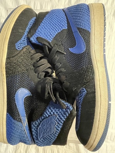 Size 9 - Jordan 1 Retro High OG Flyknit Royal 2017 - Picture 6 of 9