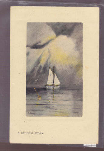 POST CARD Forteau Labrador NEWFOUNDLAND 1911 scarce boat - Picture 2 of 2