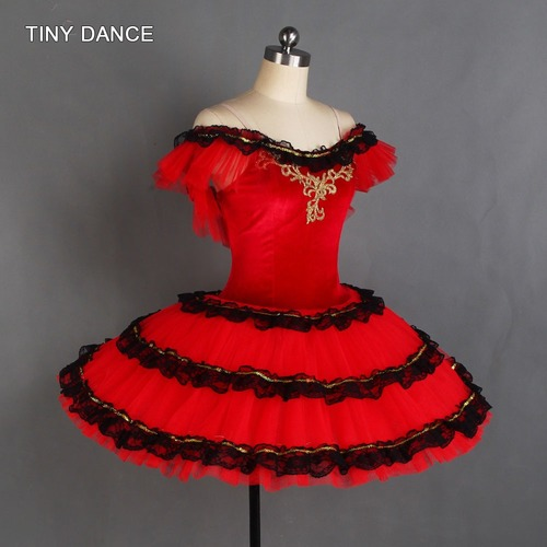 Vestido Tutú Fuera del Hombro Forma Campana Ballet Danza Tutú Niñas Bailarina Disfraz - Imagen 3 de 8