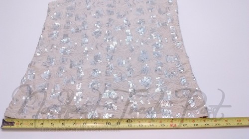 Coldwater Creek Sparkly Silverlight Sequins Shell Tan Tank Top Shirt Sz S 8 NWT - Picture 11 of 12