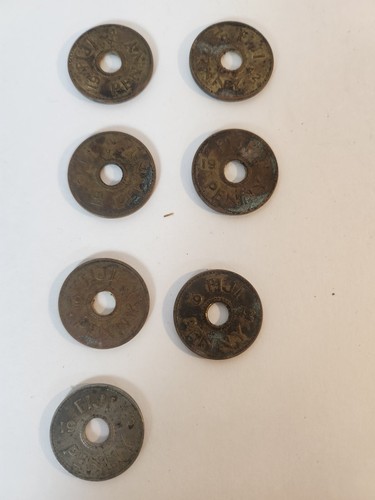 LOT (18) FIJI PENNY 1942, MÜNZEN UND PAPIERE - Bild 2 von 5