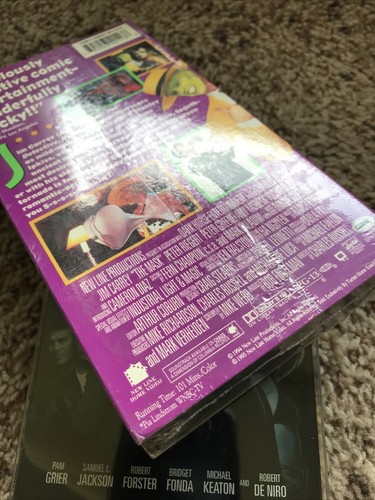 The Mask VHS 1995 gem box Jim Carrey cam Diaz White Turner H.E. Watermark Sealed - 第 6/9 張圖片