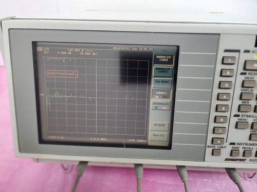 ADVANTEST R3753B Network Analyzer, 5 Hz to 500 MHz - Picture 6 of 17