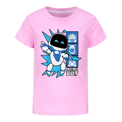 Kids ASTRO BOT Game Short Sleeve T-Shirt Xmas Tops Boys Girls Xmas Gift 2-15Y - Picture 21 of 22