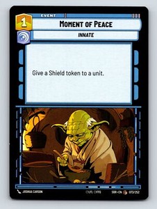 Innate Event Yoda Moment Of Peace Star Wars Unlimited Shield Token