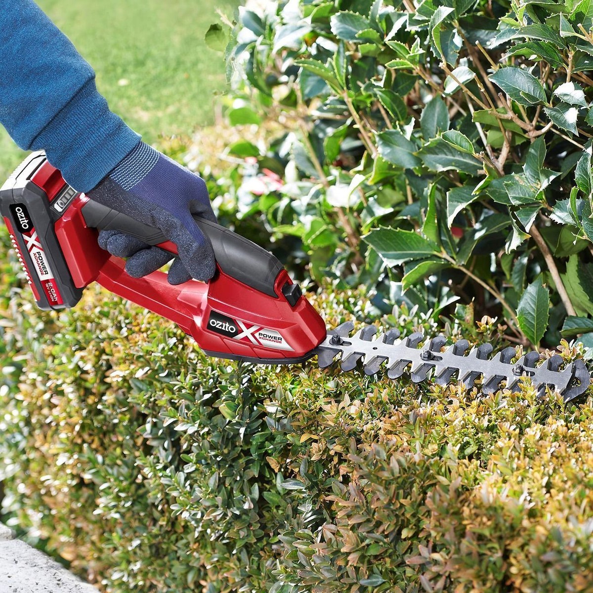 Ozito PXC 18V Cordless Grass Trimmer And Shear Skin Only eBay