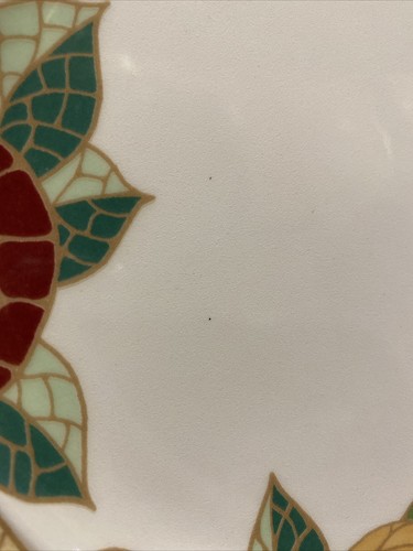 EUC PIER 1 MOSAIK OBST SPEISETELLER 2 STÜCK Steingut Italien Spülmaschinenfest - Bild 5 von 12