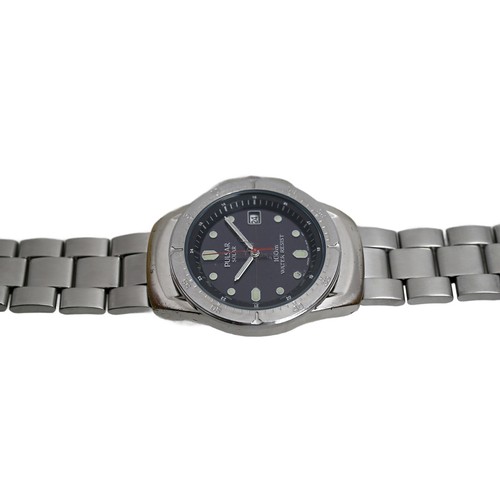 Pulsar Seiko Vintage Men's 1990's Solar Watch Black Dial V145-0C30 - Picture 4 of 9