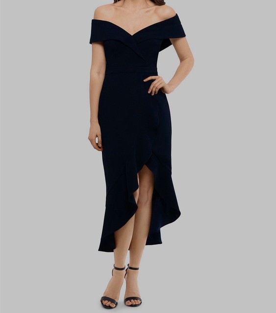 women's dresses navy blue