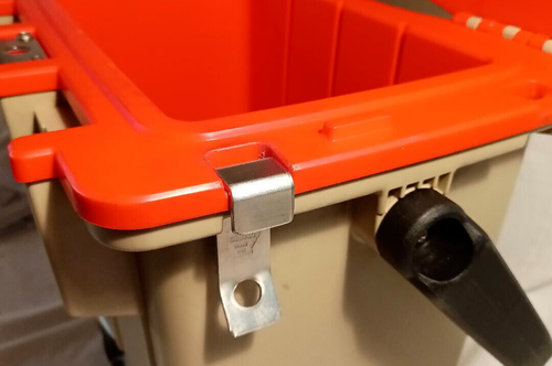 Cooler Lock Fits Pelican Elite Bracket Aluminum Heavy Duty Security Tie Down USA - Picture 8 of 12