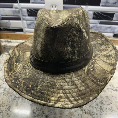 Signatures Real Tree Team Western Cowboy Jagd Hut Herren S/M Black Mossy Oak - Bild 6 von 10