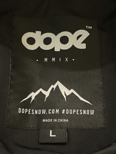 Dope Snow MMIX Legacy FW21 Anorak Style Jacke Pullover Gr. L schwarz - Bild 3 von 6
