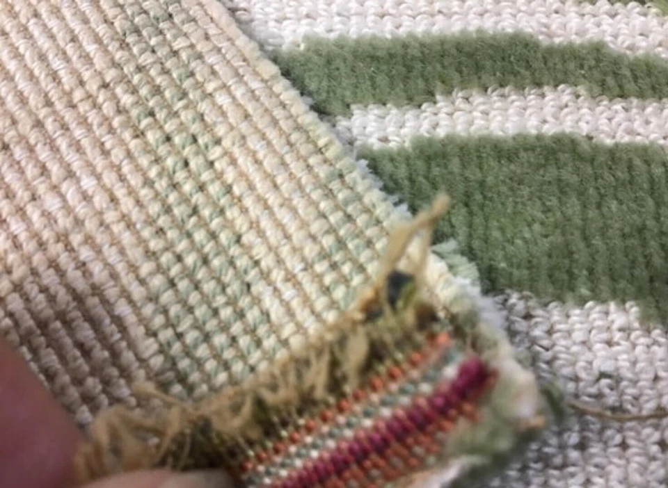 5 Yards Lot - Cowtan & Tout *El Morocco* Green/Beige - Image 4 of 4