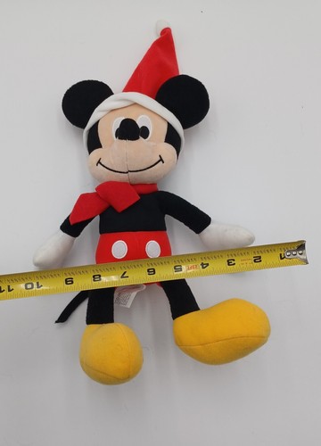 Mickey Mouse Christmas Santa Hat Kohl’s Cares Stuffed Toy Animal Plush - Picture 14 of 14