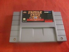Family Feud (Super Nintendo Entertainment System, 1993) SNES game WORKS! Fued
