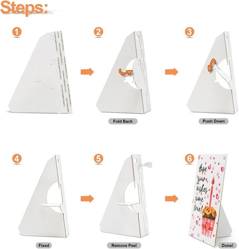 Lineco Easel Backs in White 5 Inch (25 Pack) (Same Shipping Any Qty) - Picture 4 of 7