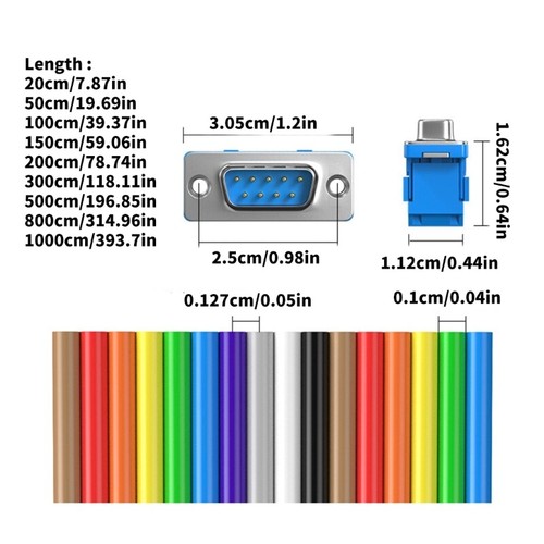 Professional DB9 RS232 Extension Cable Wire for Enhances Peripherals Placement - Picture 7 of 34