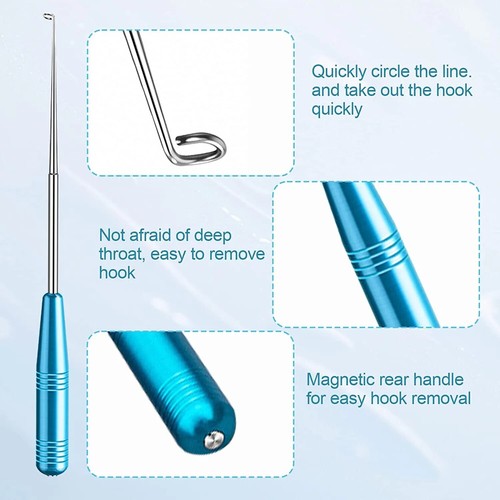 3× Fish Hook Quick Release Device Fishhook Detacher Remover Safety Extractor USA - Picture 8 of 18