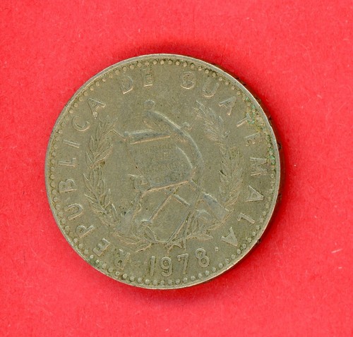 GUATEMALA 25 CENTAVOS 1978 KM 278.1 VF.