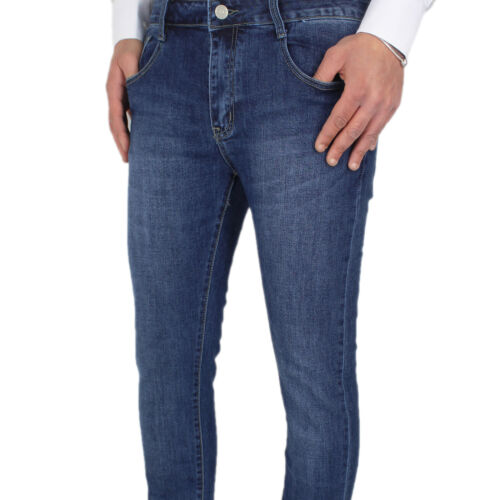 Jeans Uomo Cotone Leggero Pantaloni Casual 5 Tasche Elasticizzato VEQUE - Imagen 21 de 32