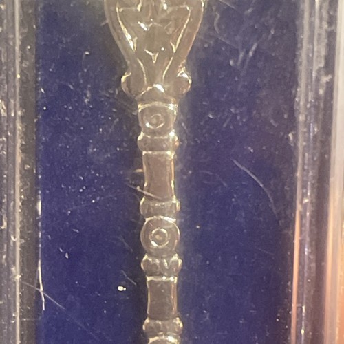 Greece Vintage Souvenir Spoon Collectible Travel New In Box Silver Tone 4.5” - Picture 9 of 11
