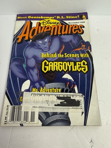 Disney Adventures November 1995 Vol 6 #1 Gargoyles Goosebumps’ RL Stine No Label