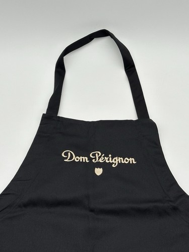 Black Dom Perignon Apron With Embroidered Dust Bag - Picture 9 of 9