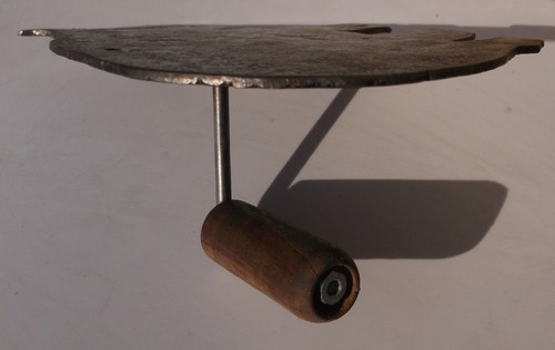 Vintage Iron/Steel 6 x 8 Inch Pig Outline Bacon Press, Hand Made Folk Art in USA - Picture 3 of 5