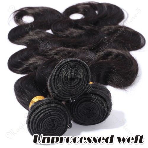 100g 30 Inch Brazilian Virgin Human Hair Bundles Body Wave Weft Remy Extensions - Picture 10 of 20