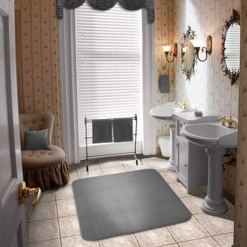 3 x 3 SKID-RESISTANT Area Rug Kitchen Carpet Floor Mat GRAY - Picture 4 of 4