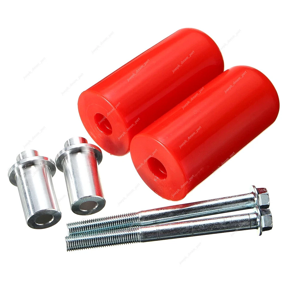 Protetor anti-colisão Fit Honda Yamaha universal motocicleta vermelho quadro 10mm - Imagem 3 de 4