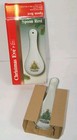 Christmas Spoon Rest Porcelain Decor 1980s Viktor Schreckengost Design 9" VTG